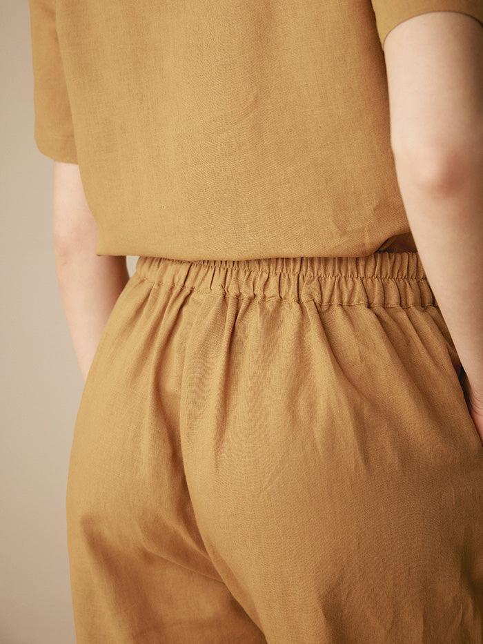 100% Linen Two-Piece Casual Linen Tracksuit COLLEEN