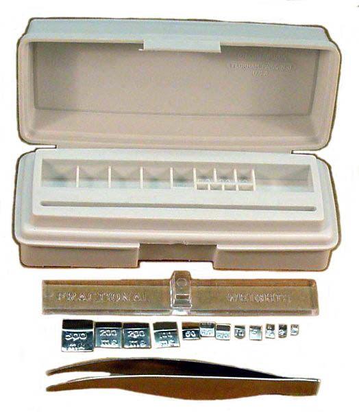 Ohaus 80850263 Calibration Mass Set, 500 mg x 1 mg ASTM Class 4 with Certificate