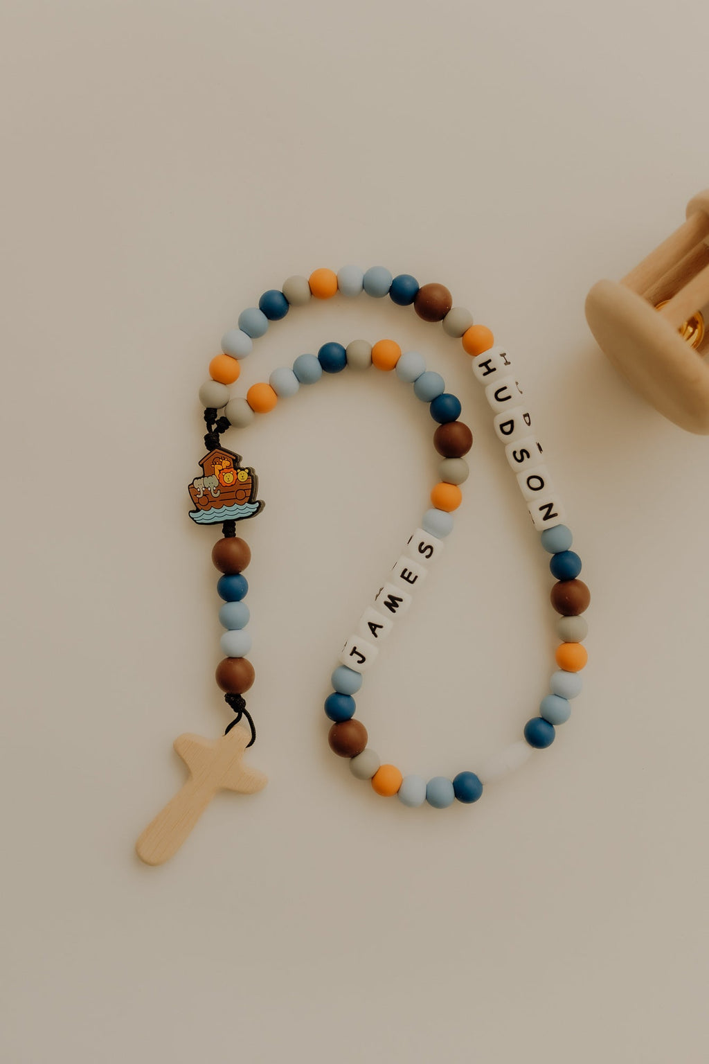 Noah's Ark Boy | Custom Baby Rosary