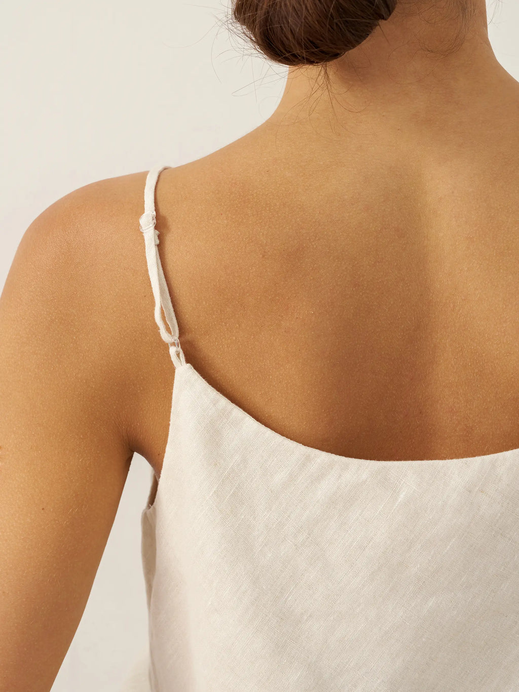 100% Linen Beaded Hem Camisole Bree