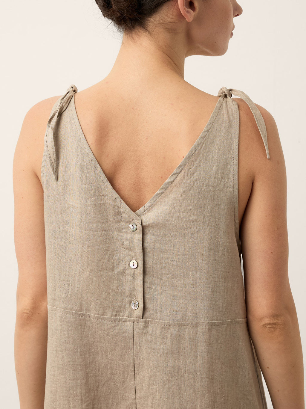100% Linen Camisole Dress QEARL
