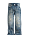 SANDWASH PATCHWORK DENIM