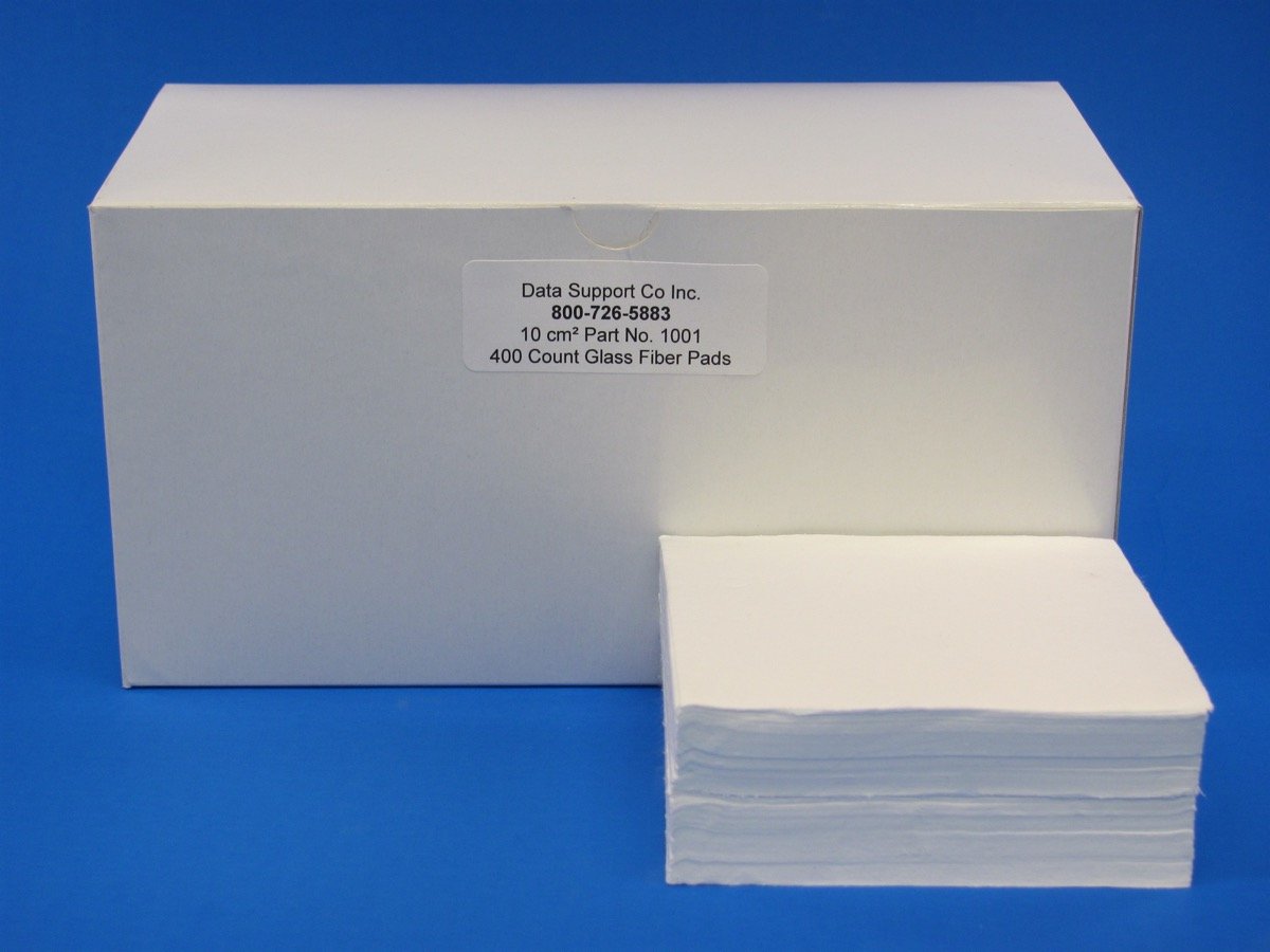 DSC Glass Fiber Sample Pads 10 x 10 cm™ (4 x 4") Square for CEM Microwave Moisture Analyzers (PN: 1001 GEN)