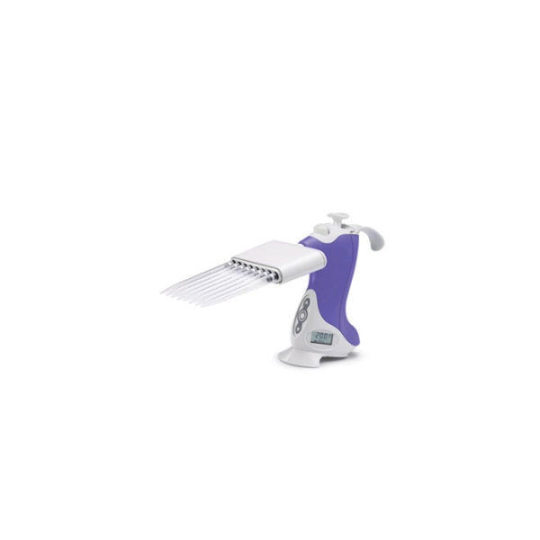 VistaLab 1160-1250LF 25-1250µL Pipette, Ovation, Electronic Multichannel (E8), Fits 1000/1200µL LfTS Tips, 1/pk