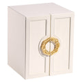 Multi-layer desktop household leather jewelry armoire