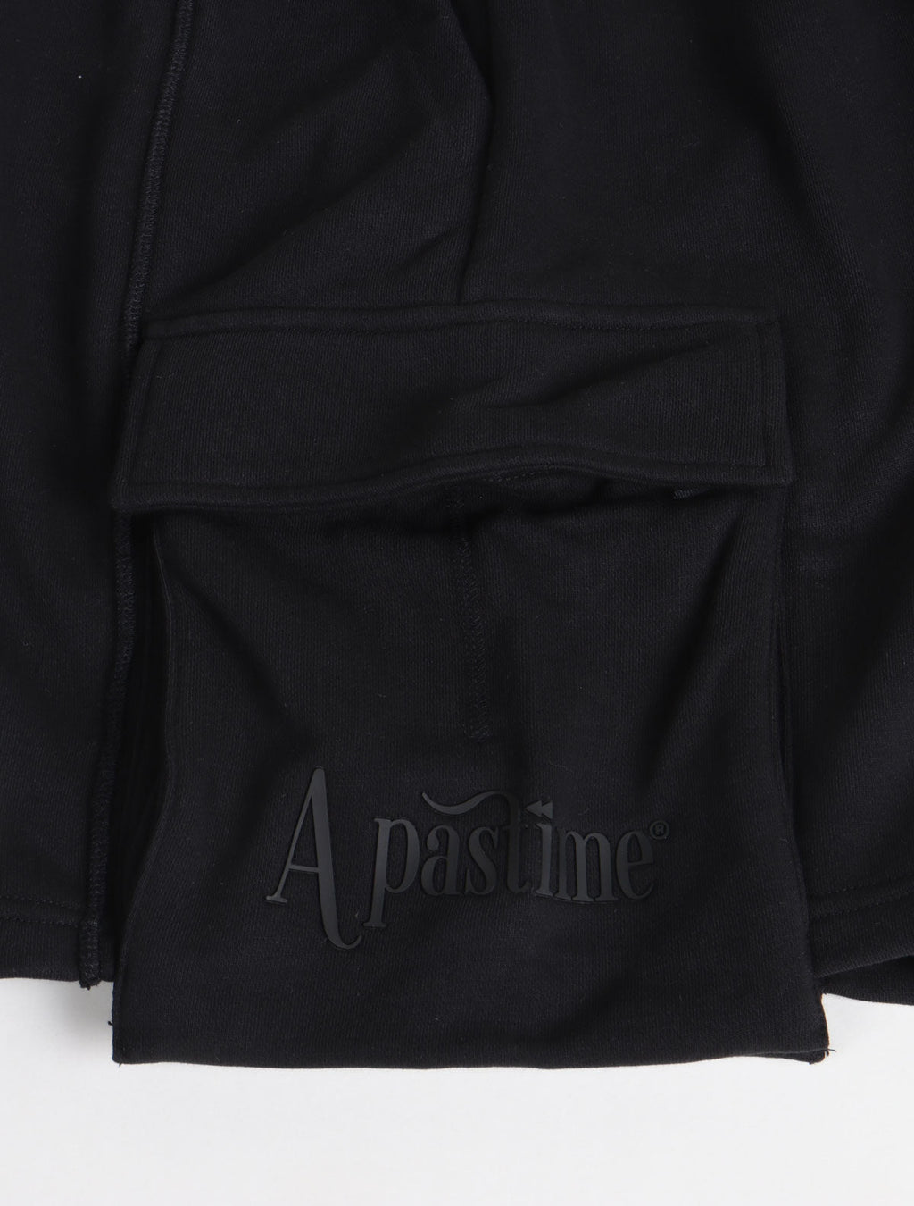 Apastime Vacation in Portugal French Terry Belted Shorts - Black