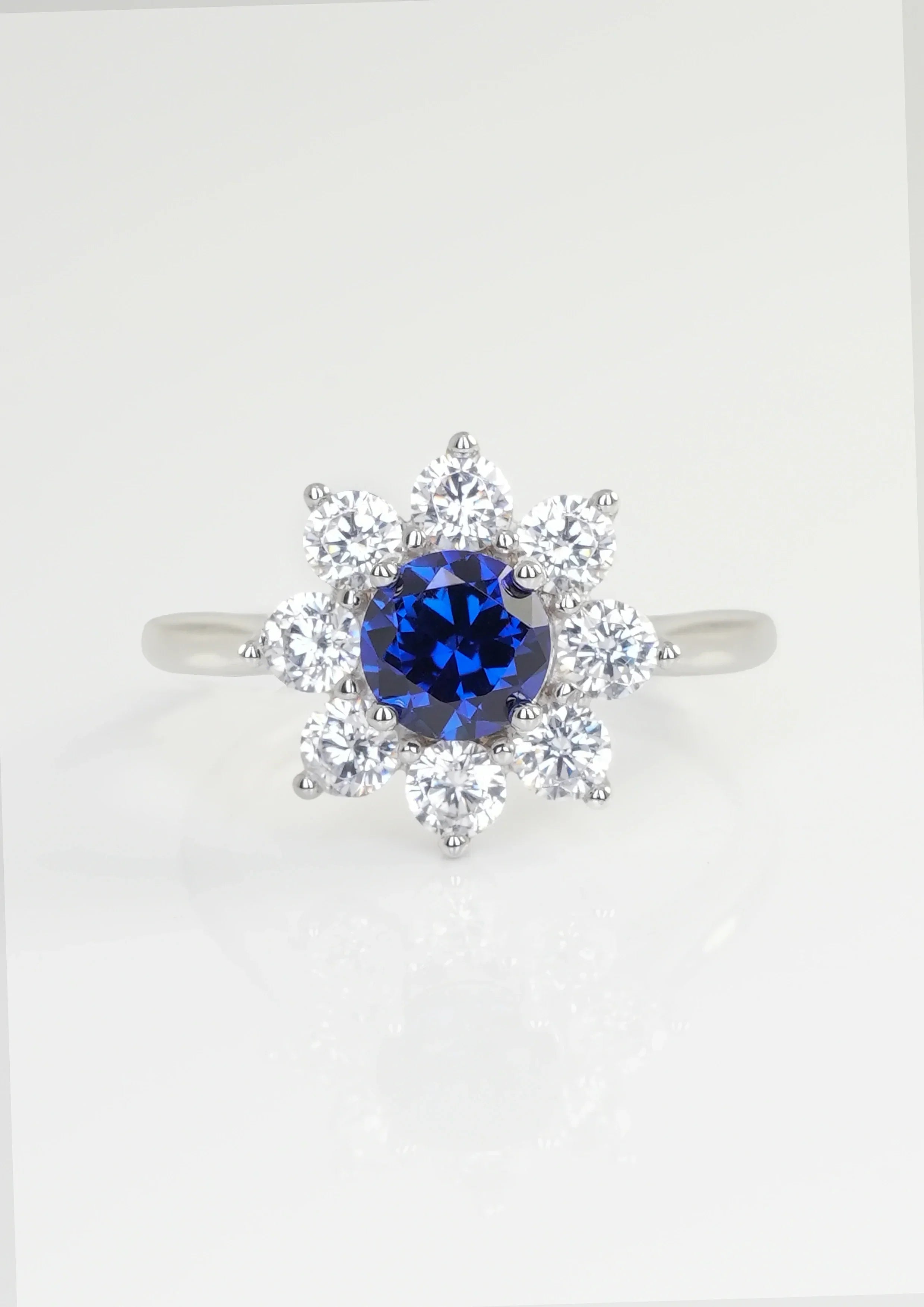 Exquisite Sapphire Ring - Blue Rhyme Starlight