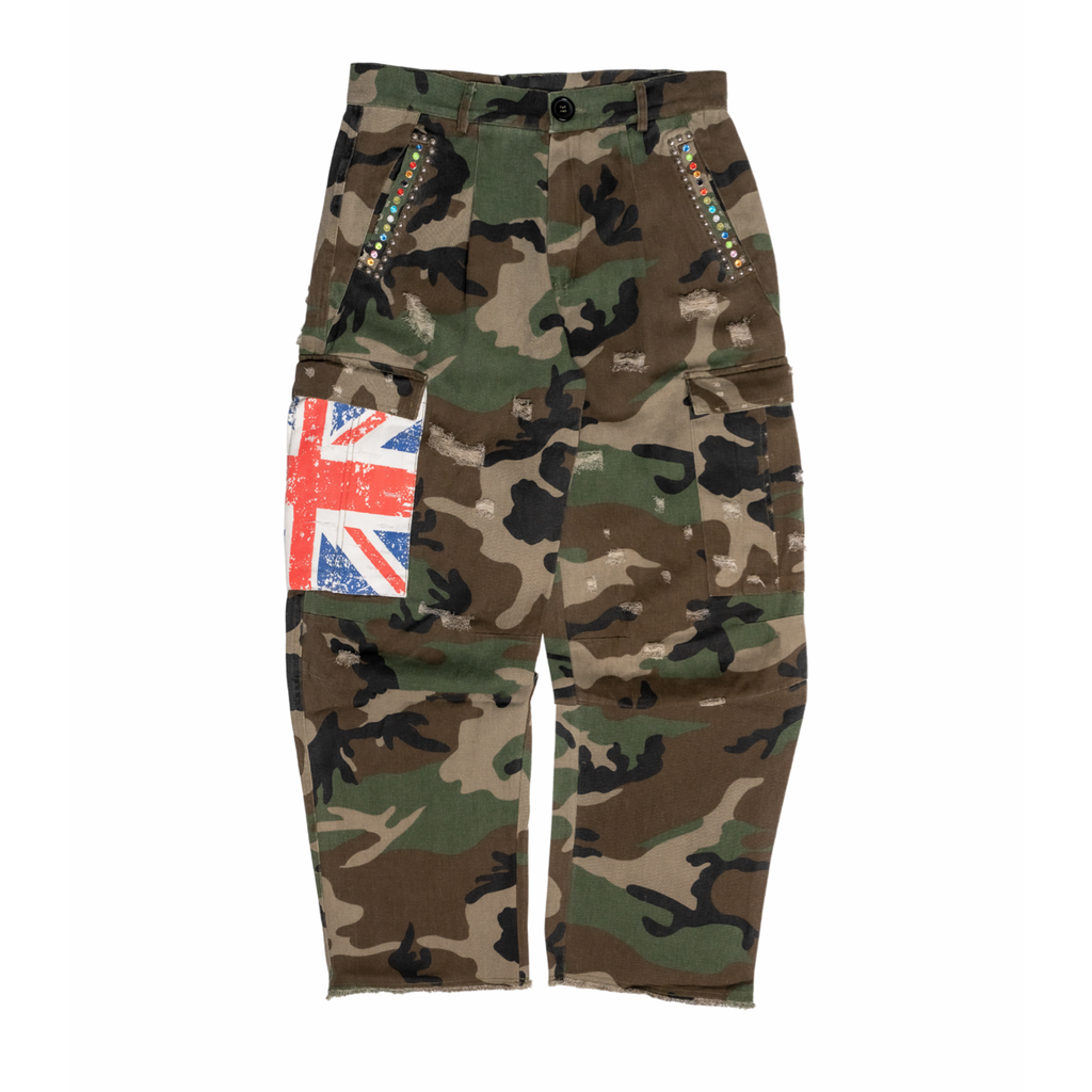 UK Camo Pleated Pants