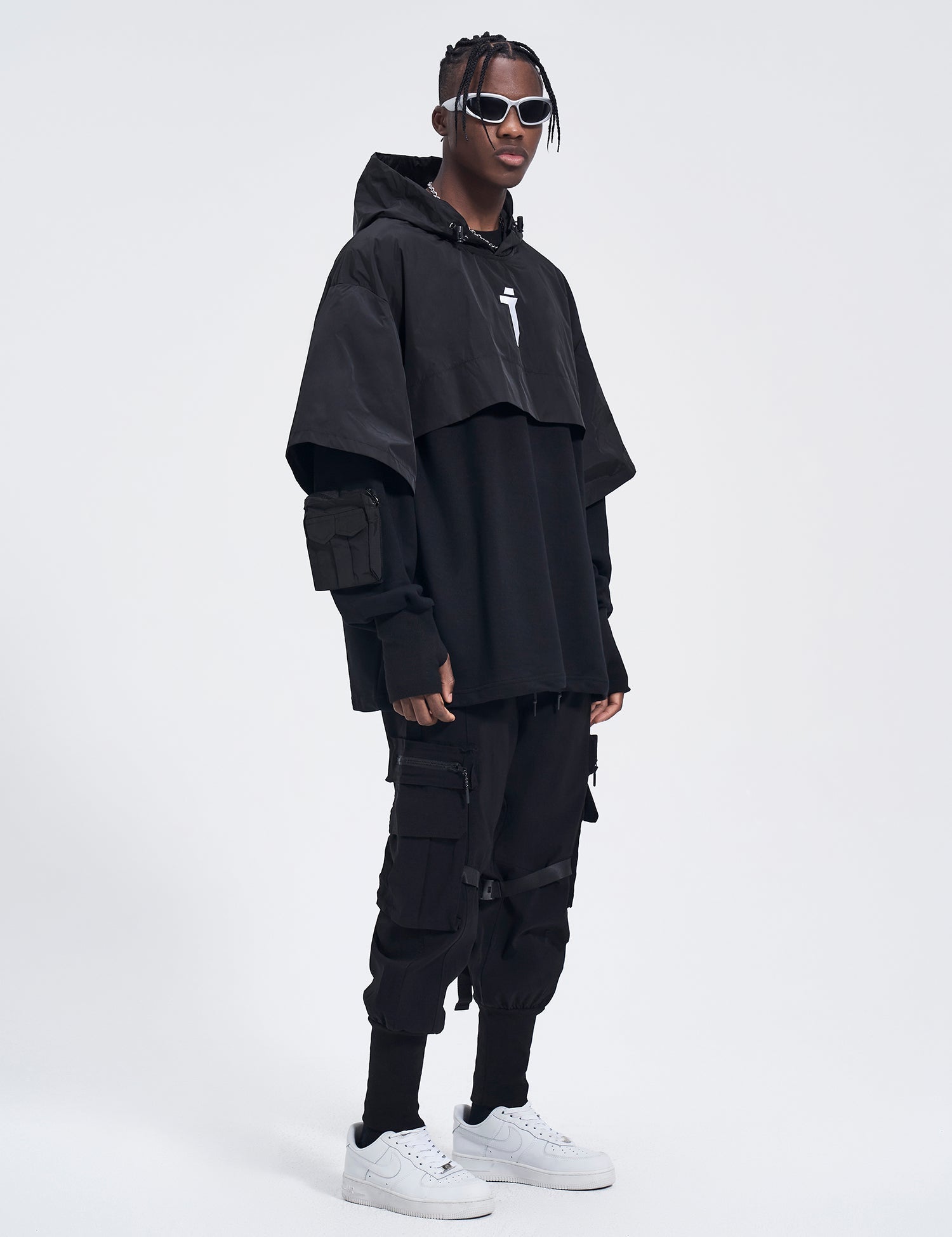 HiH18 I-Tech Layered Hoodie