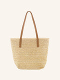 Woven Tapered Tote