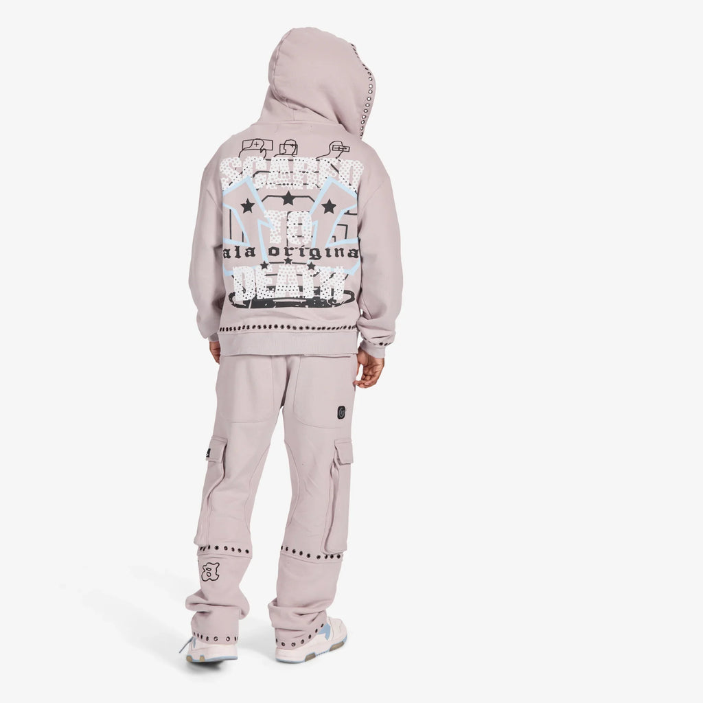 Gala Original Harpy Grommet Hoodie - Washed Cement