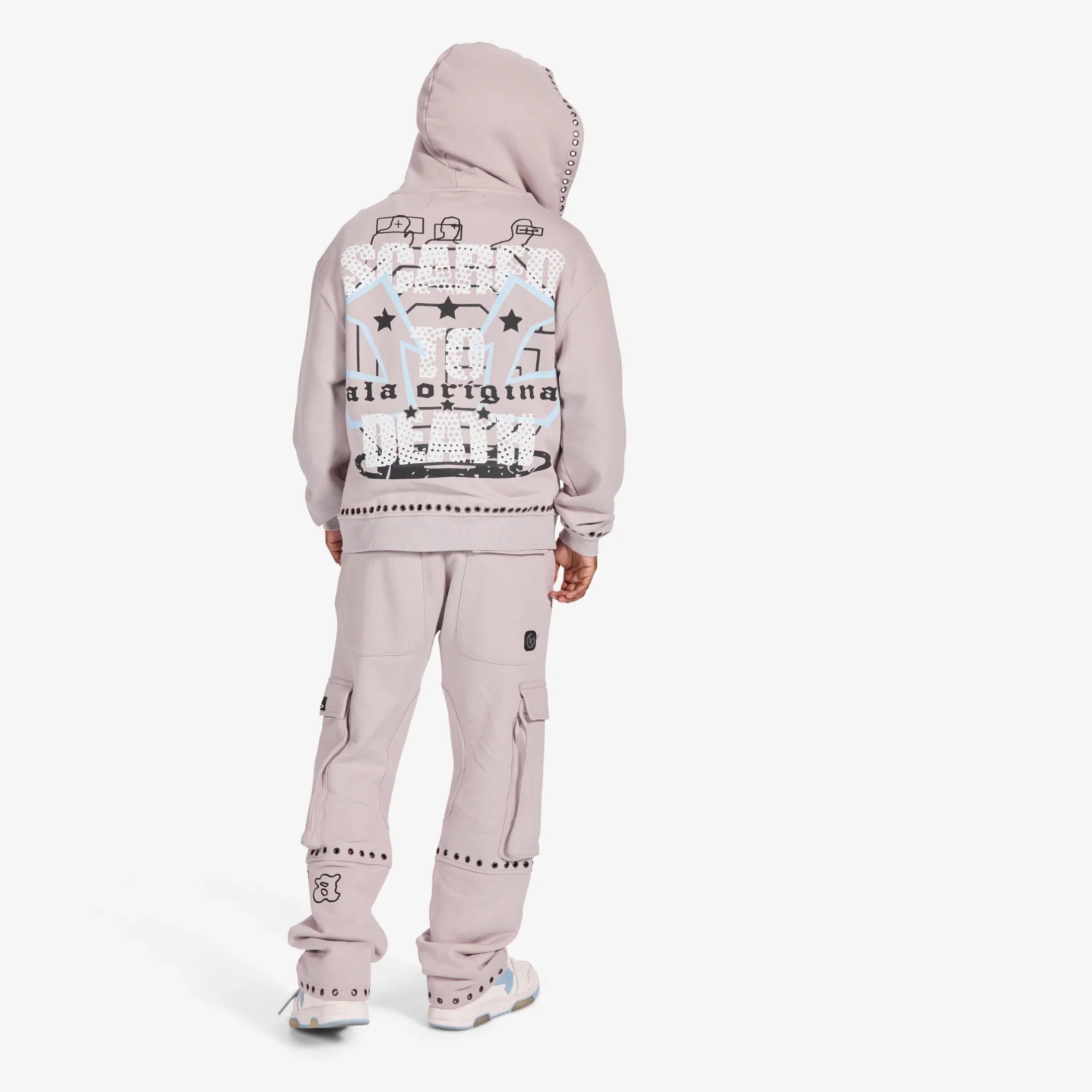 Gala Original Harpy Grommet Hoodie - Washed Cement