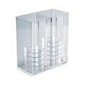 Heathrow Scientific 23452 Petri dish dispenser, holds 30 x 100 mm dishes in 2 compartments