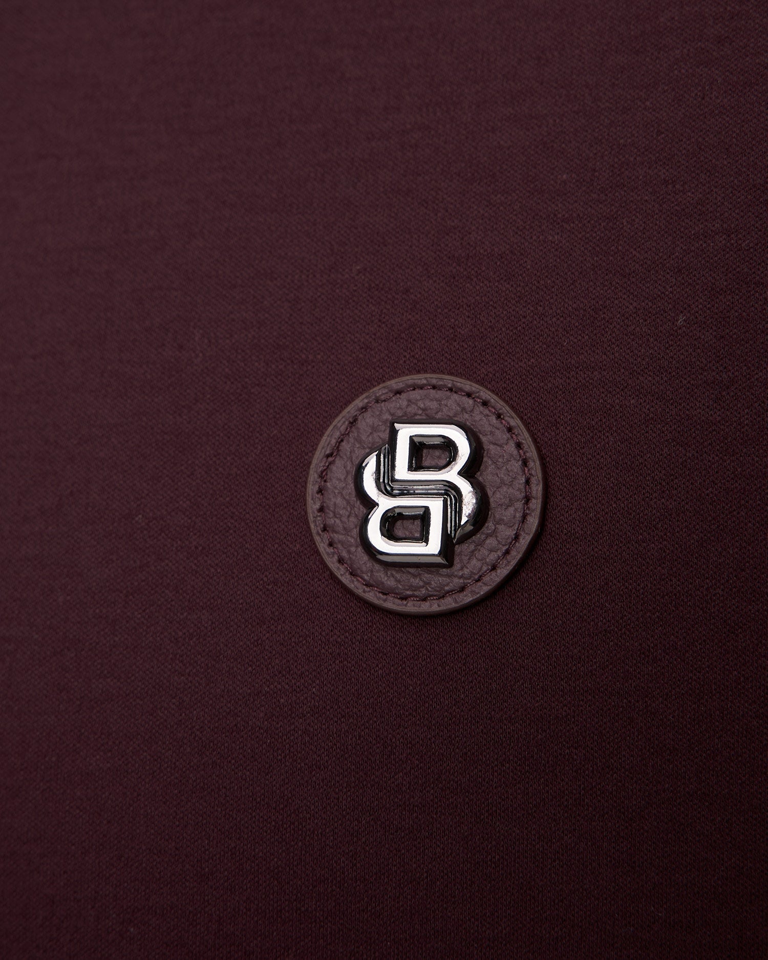Boss Double Monogram Polo - Burgundy