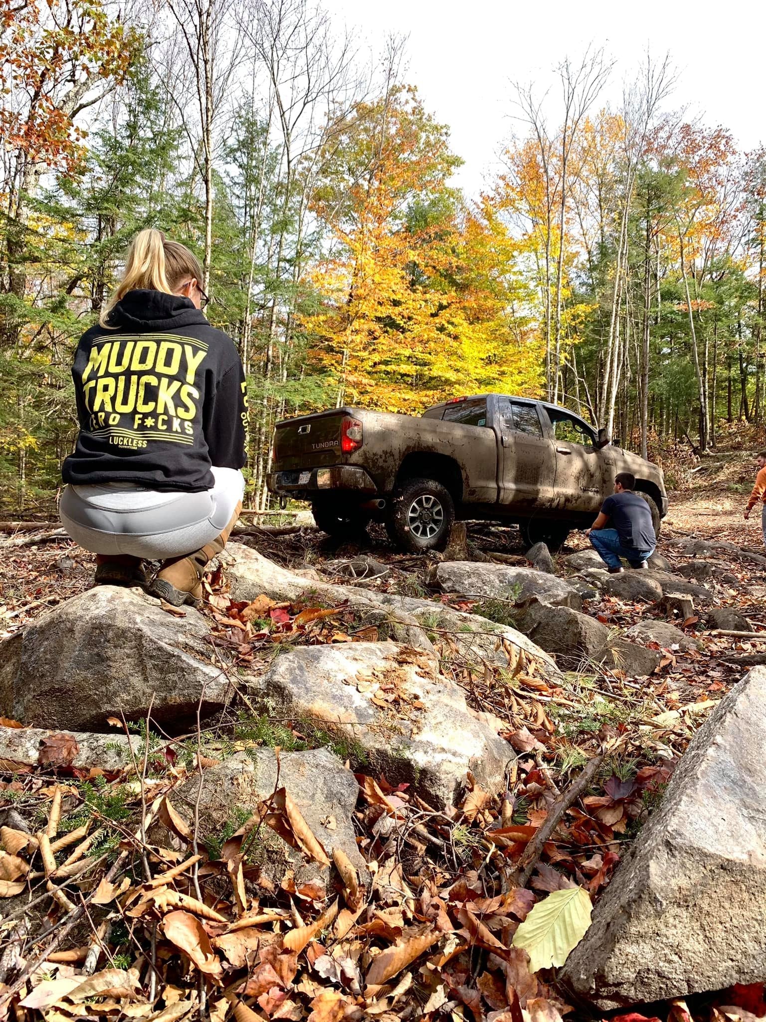 Muddy Trucks Zero Fucks Hoodie