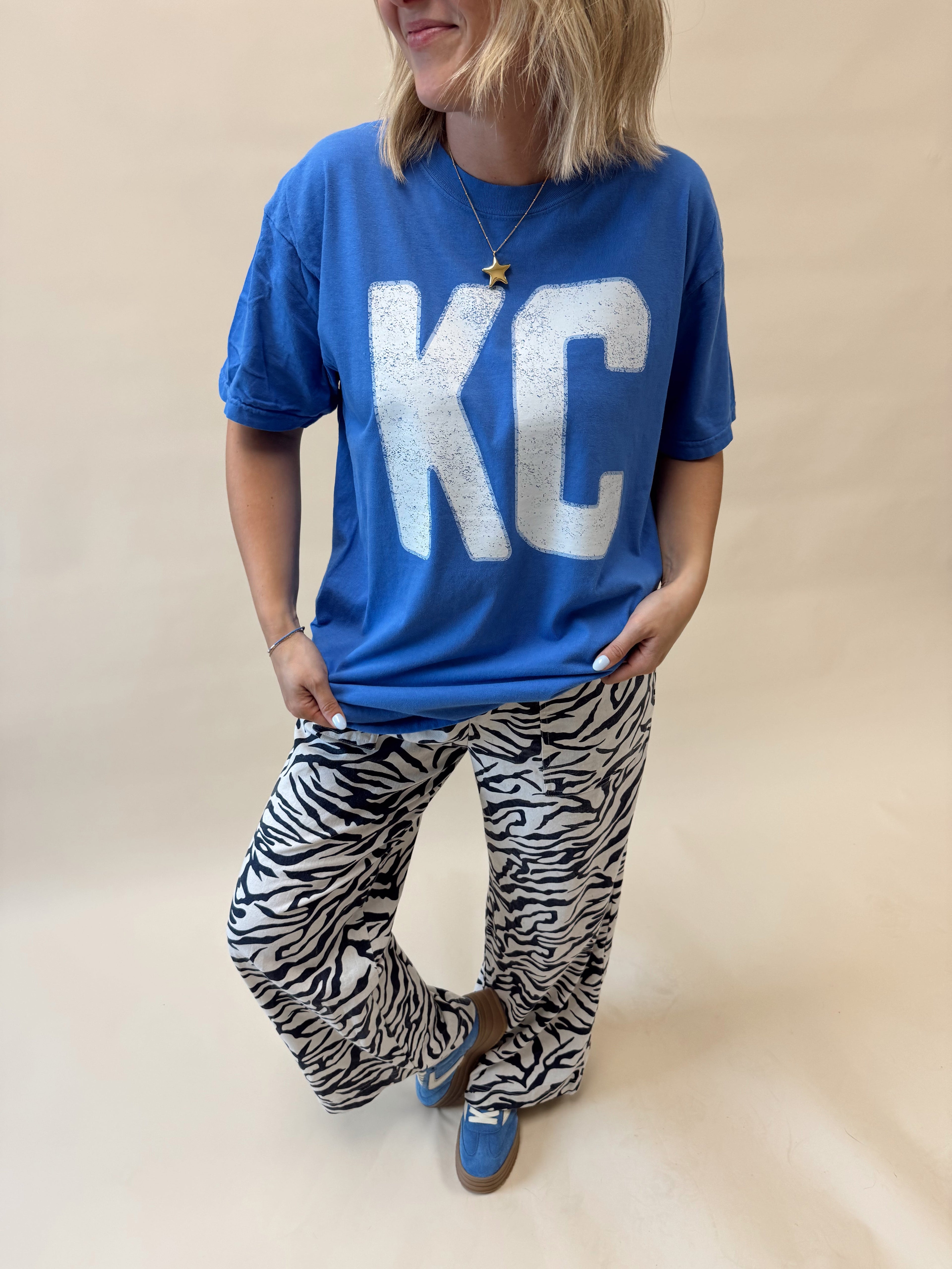 KC Distressed Tee