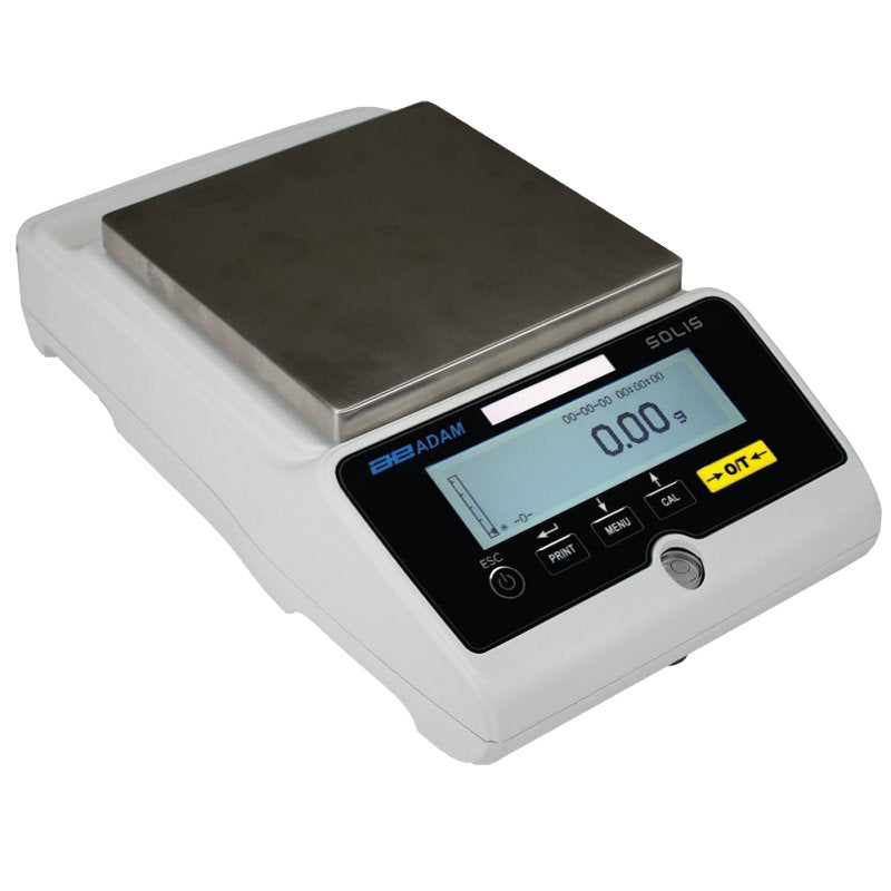 Adam Equipment STB 3202i Solis Precision Balances, 3200 g x 0.01 g, Internal Calibration