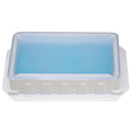 VistaLab 3054-3000 Reagent Reservoir with Lid, Sterile, 25 Reservoirs Per Bag, Case of 100