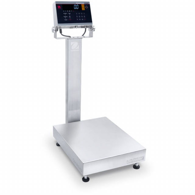 Ohaus i-D61XWE150K1L7 Defender 6000 Washdown Bench Scale, 150000 g × 10 g, 20" x 16", NTEP