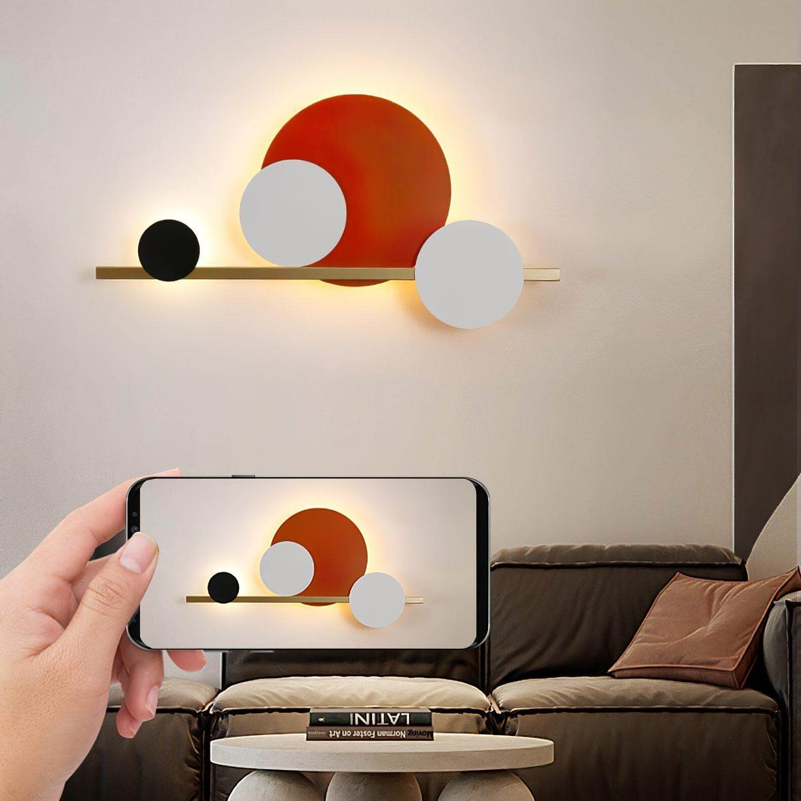 4 Circle LED Wall Light