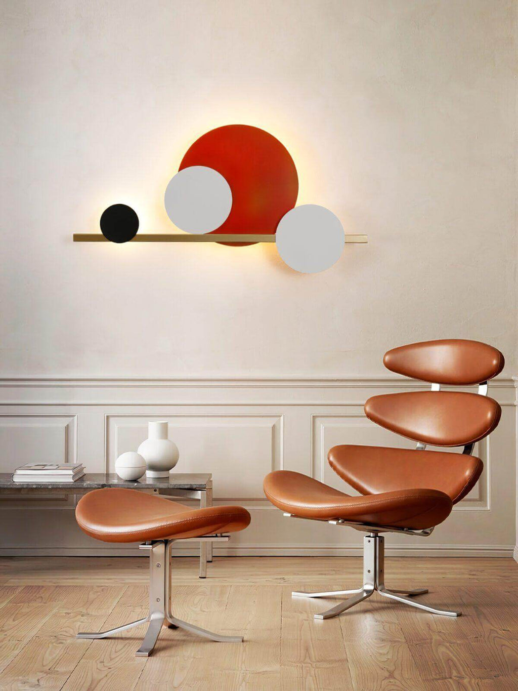 4 Circle LED Wall Light