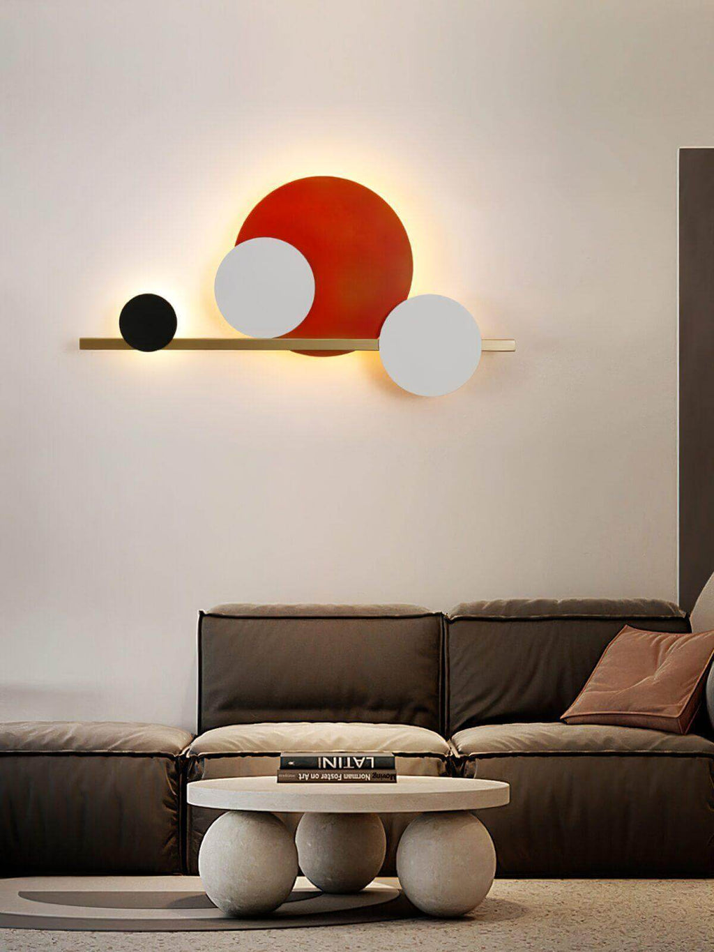 4 Circle LED Wall Light