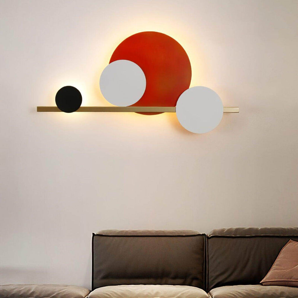 4 Circle LED Wall Light