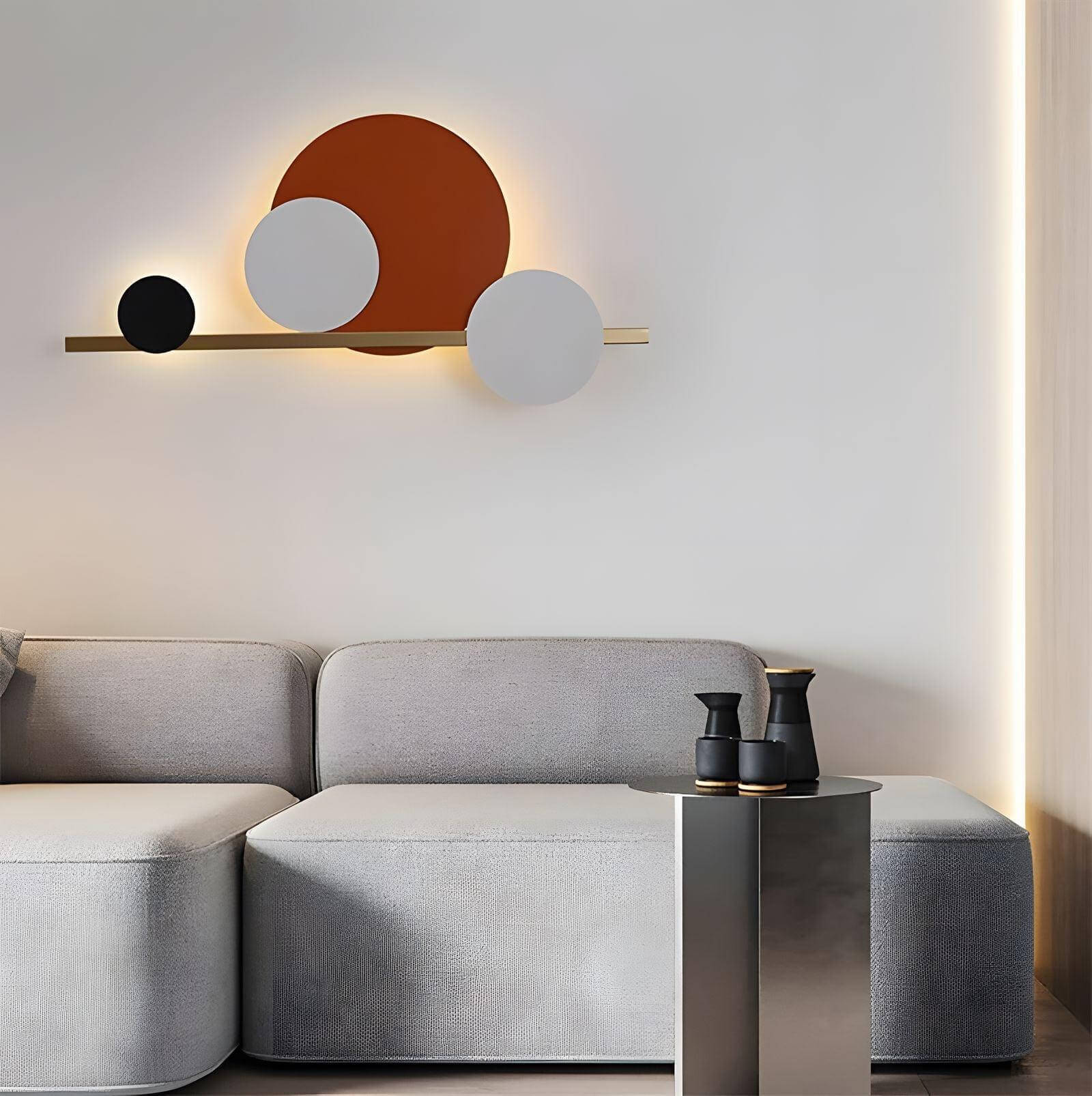 4 Circle LED Wall Light