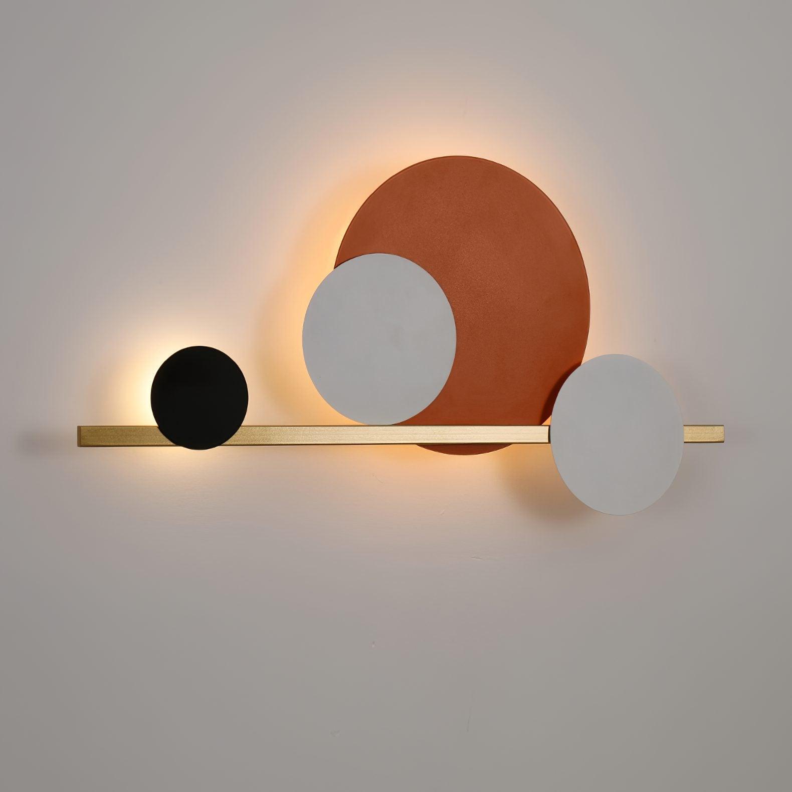 4 Circle LED Wall Light