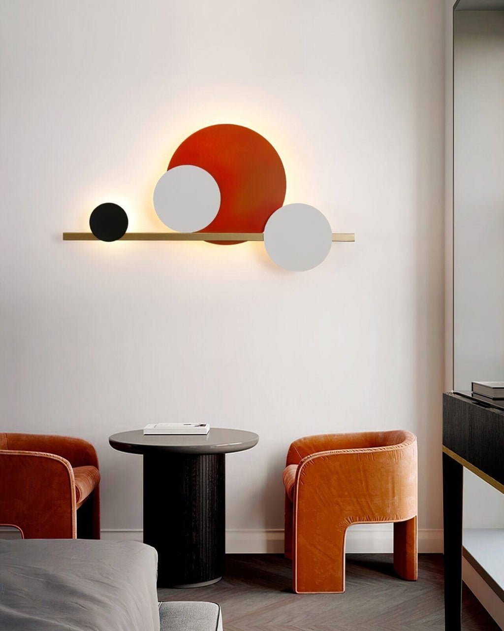 4 Circle LED Wall Light