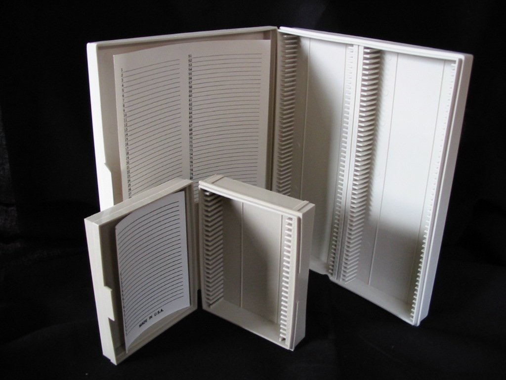 Dyn-A-Med 63000 MICROSCOPE 100 SLIDE HINGED POLYPRO BOX (PN: 63000)