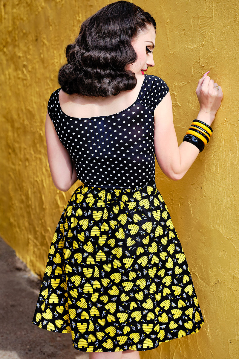 Isabel Top in Polka Dots - 2X only