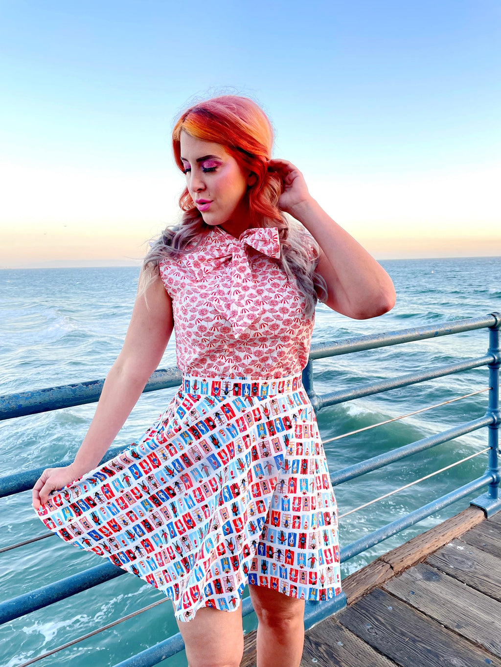 Umbrella Bow Top - Plus Sizes only