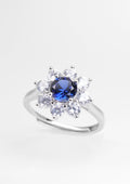 Exquisite Sapphire Ring - Blue Rhyme Starlight
