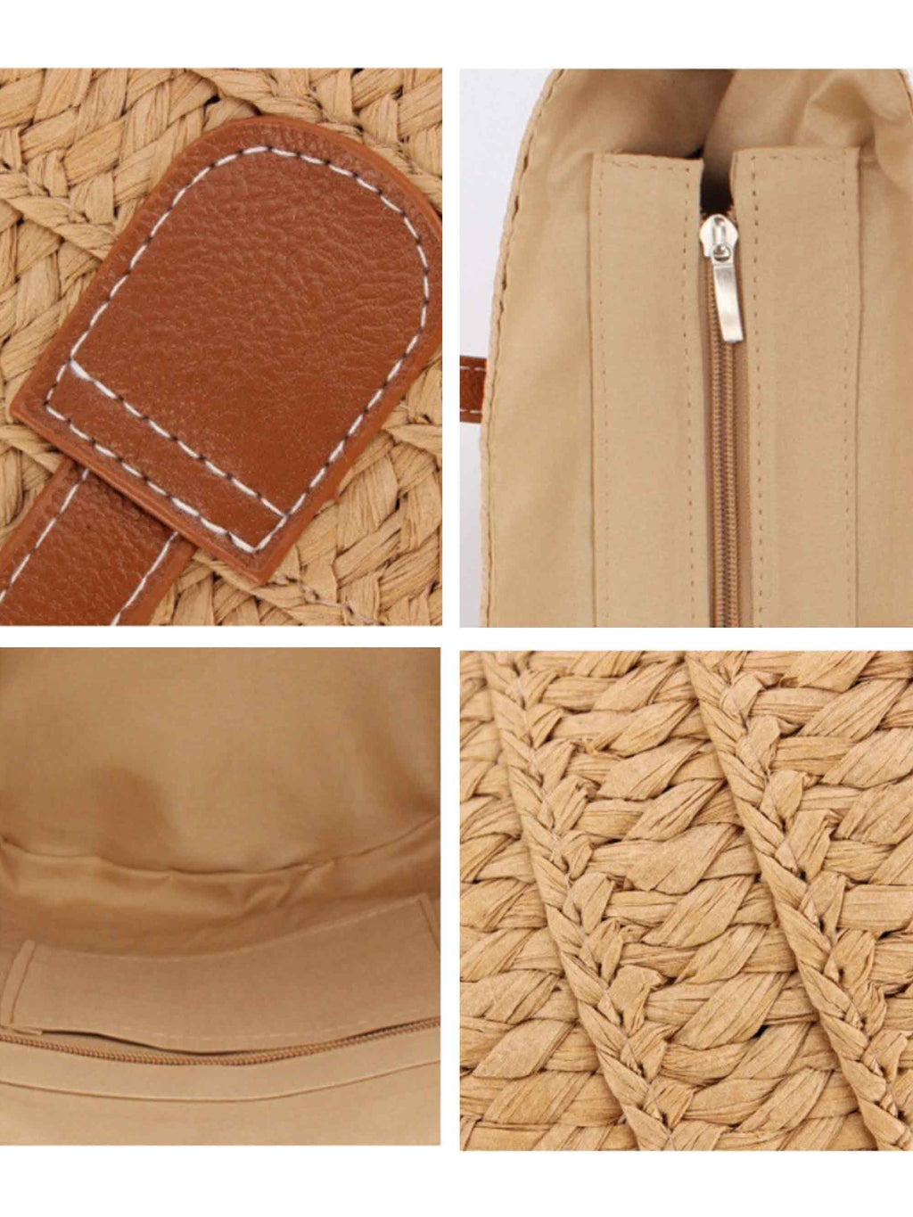 Flat Strap Trapezoid Tote