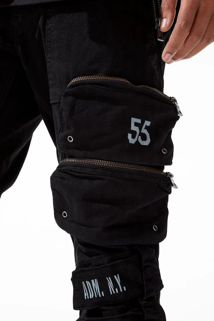 Jordan Craig Field Tech Slim Fit Cargo Pants - Black