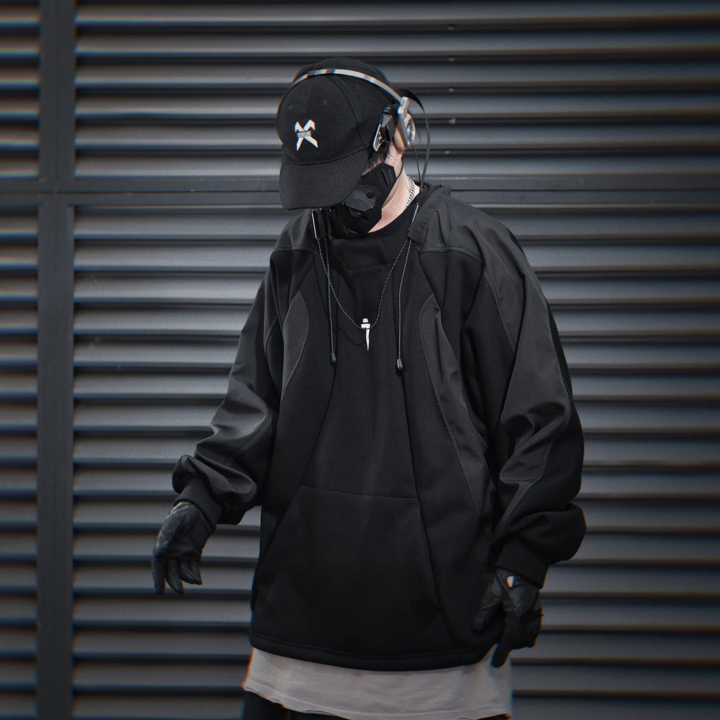 HiH55 Patchwork I-Tech Crewneck