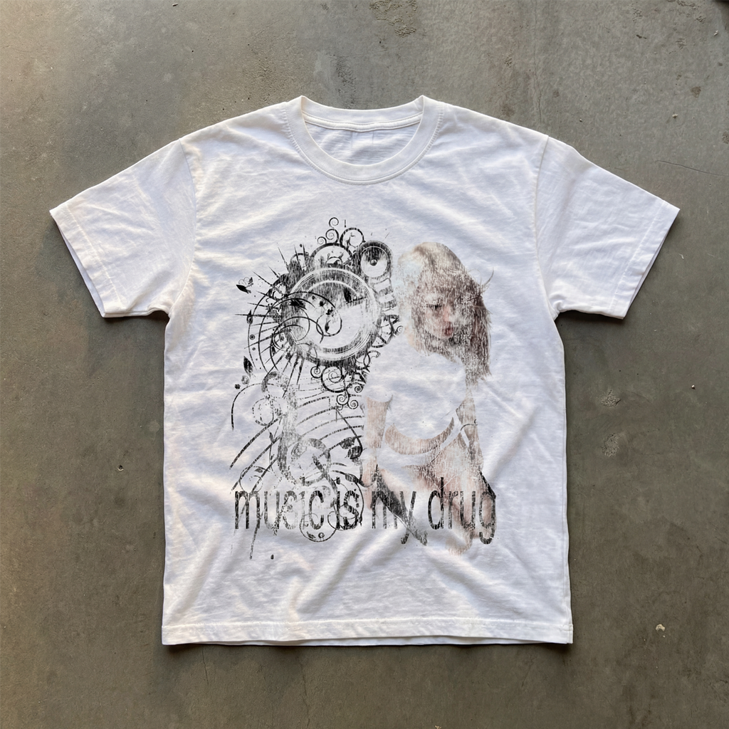 Keynote Tee Streetwear Graphic Y2K Unisex Regular Fit Crew Neck T Shirt 220GSM Cotton