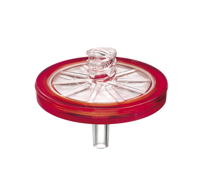 Whatman 10462701 30mm Dia, Puradisc FP 30 CA, 0.2 micrometer Pore Size, Cellulose Acetate/ Polycarbonate, Female Luer Lock/ Male Luer, Red, 50/pk (PN:10462701)