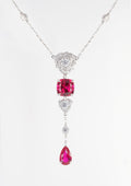 Exquisite Ruby Necklace - Ruby Veil
