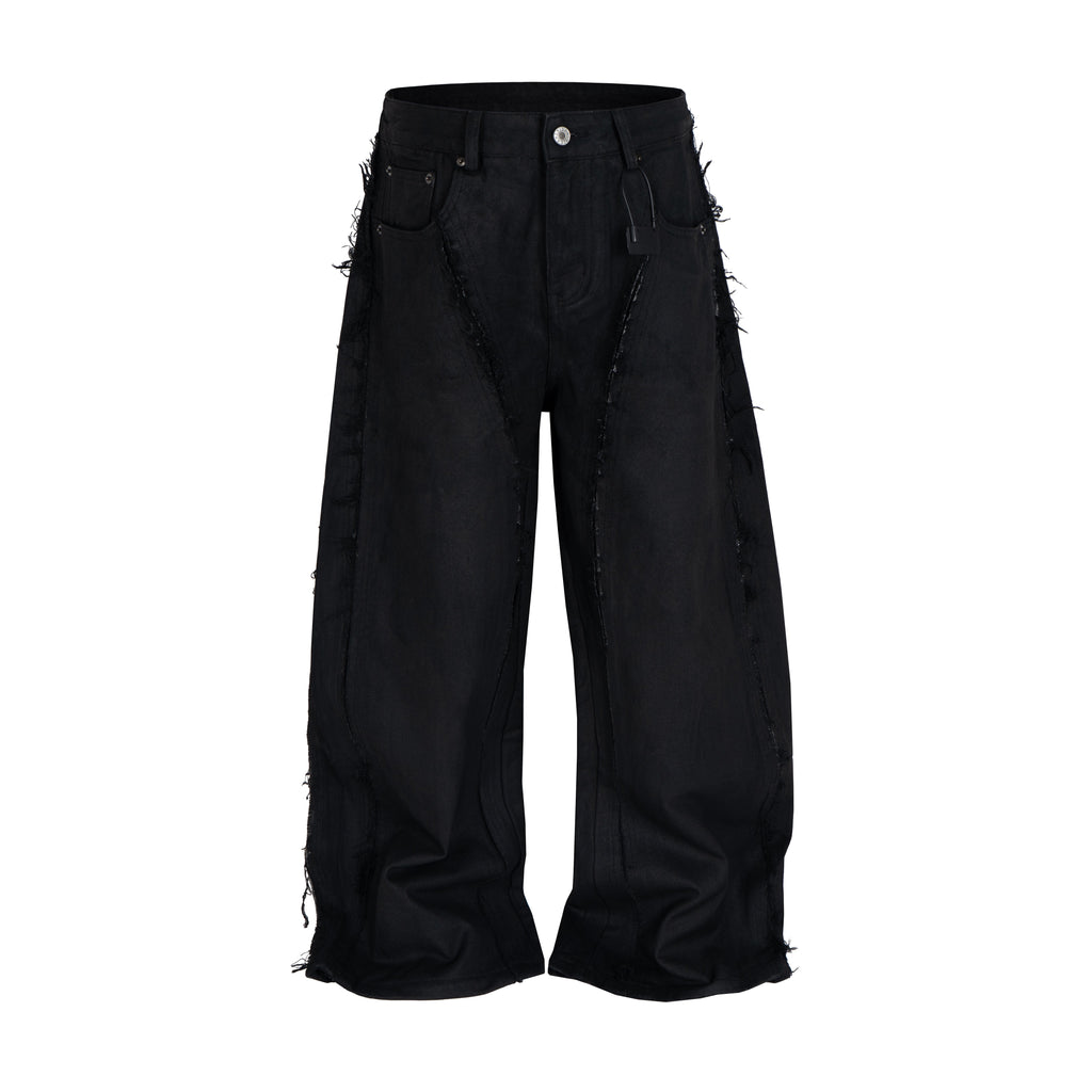 WIDEBOY WAXED FRAY DENIM