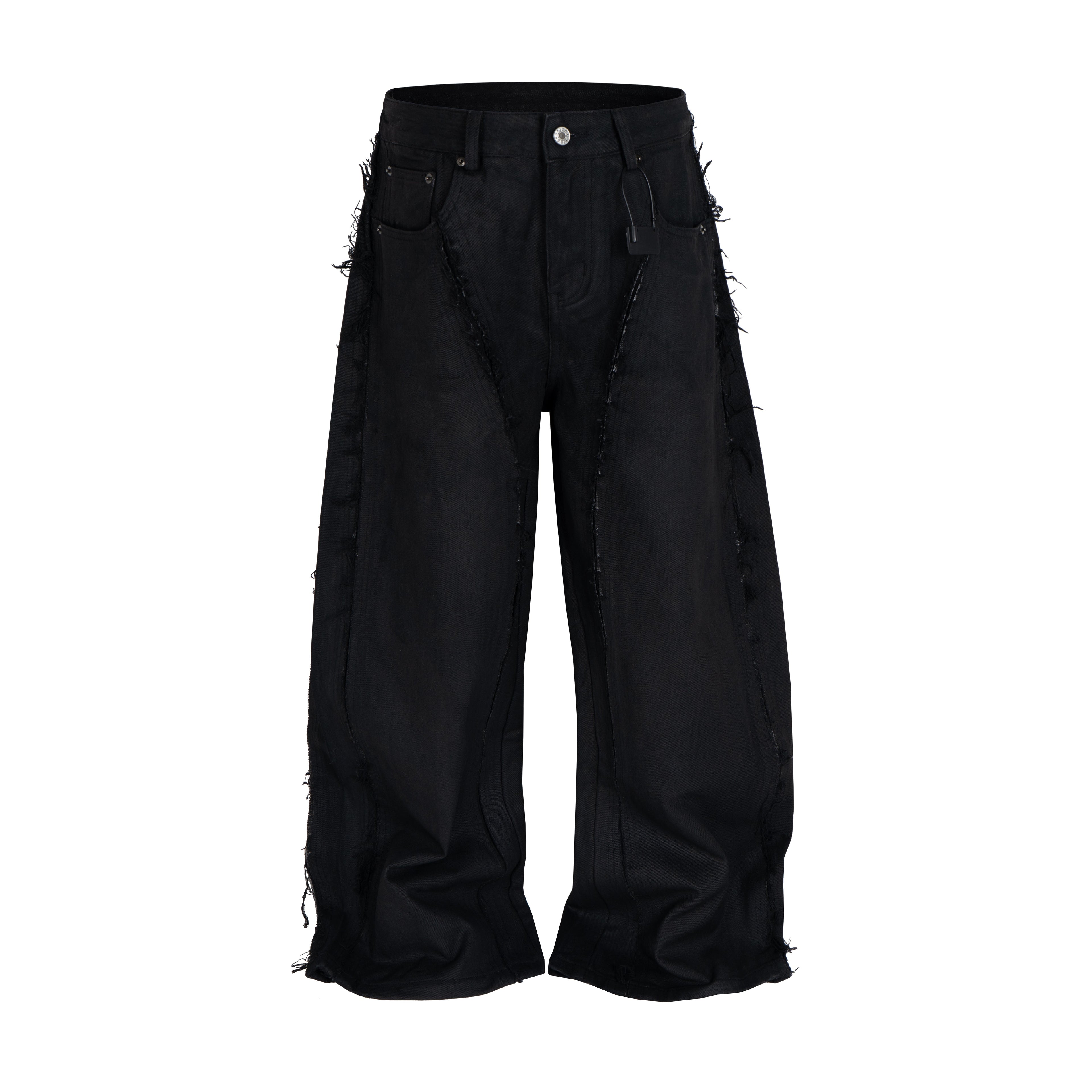 WIDEBOY WAXED FRAY DENIM