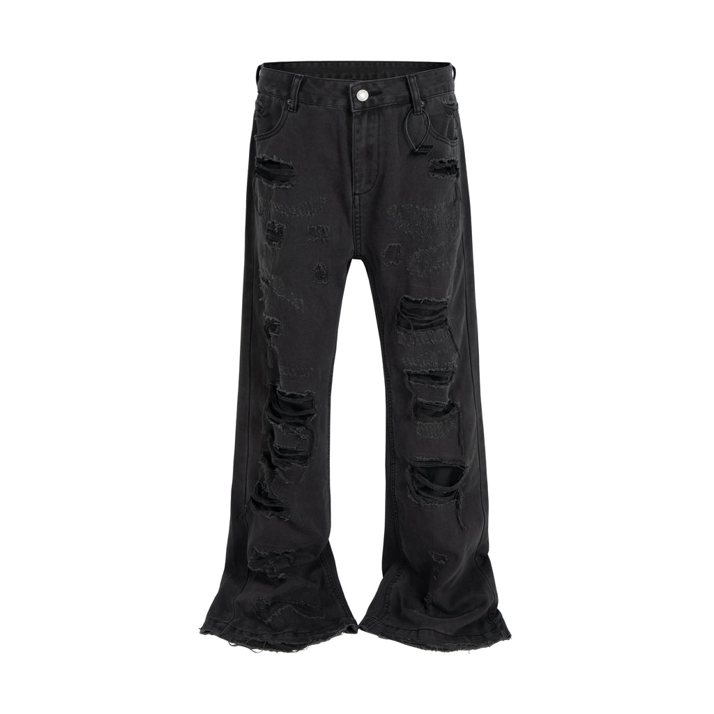 DARK DESTROYED DENIM