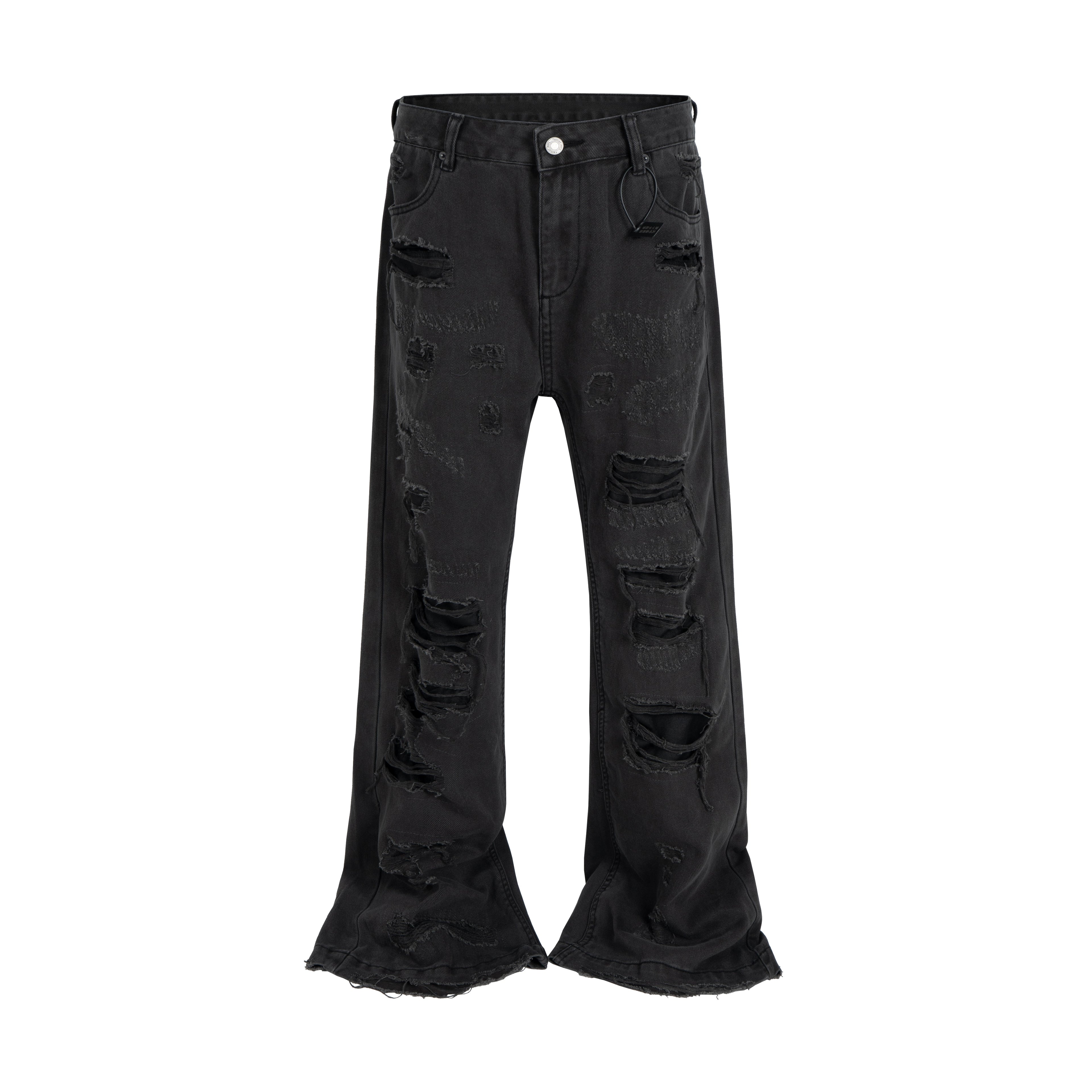 DARK DESTROYED DENIM