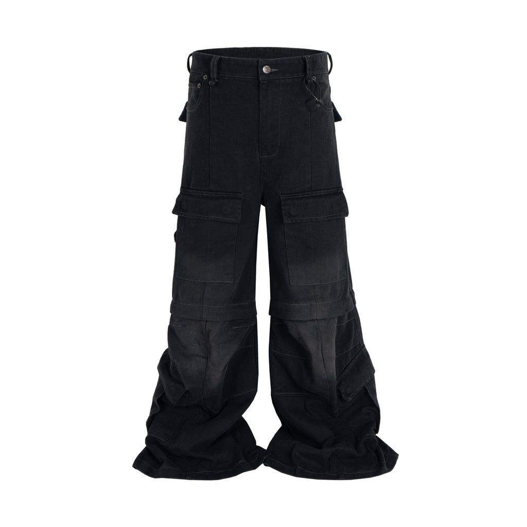 NOIR CONVERT CARGO DENIM
