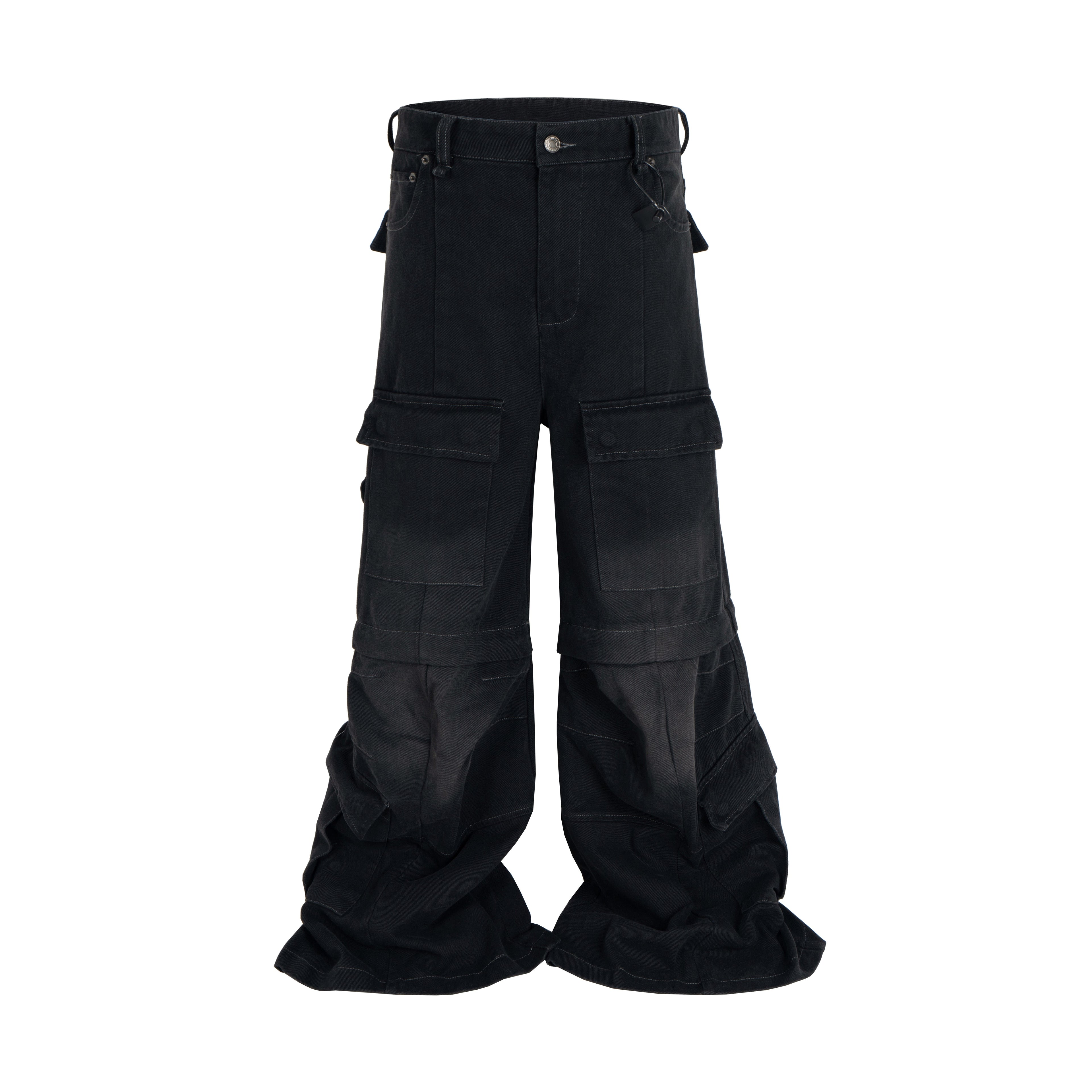 NOIR CONVERT CARGO DENIM