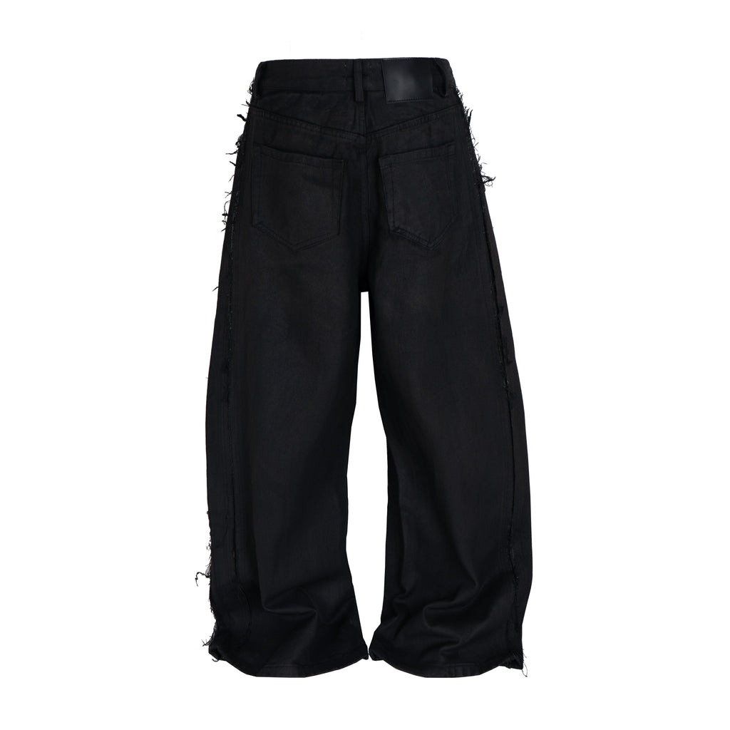 WIDEBOY WAXED FRAY DENIM