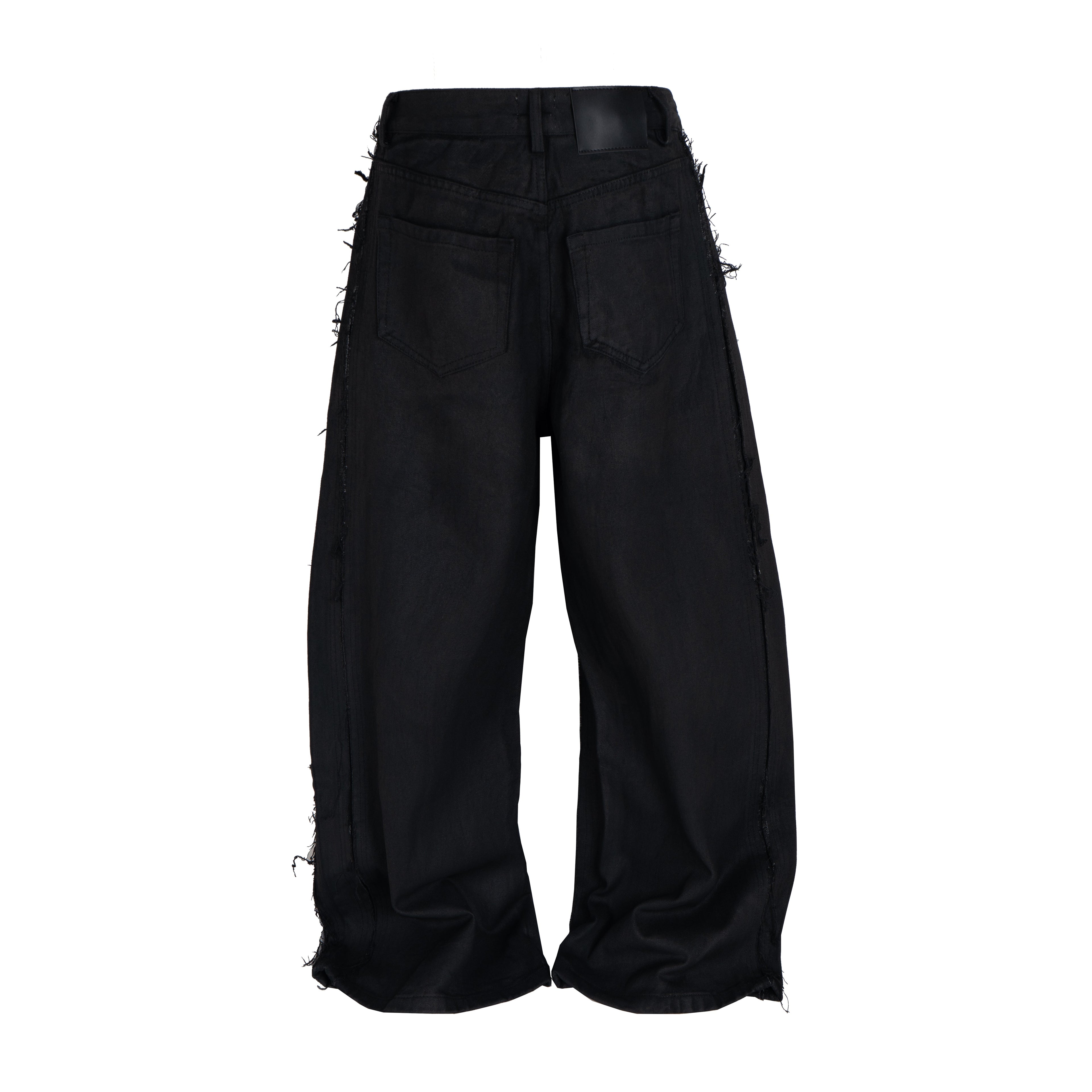 WIDEBOY WAXED FRAY DENIM