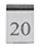 Ohaus 80780065 ASTM Class 4 Individual Weight, 20 mg