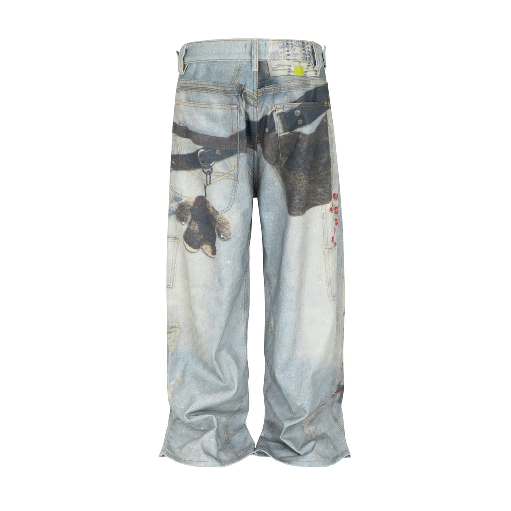 WIDEBOY PADLOCK DENIM